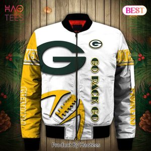 NEW FASHION 2023 Green Bay Packers Bomber jacket Graphic balls gift for fans
