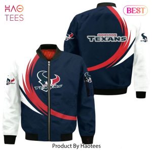 NEW FASHION 2023 Houston Texans Bomber Jacket graphic curve