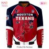 NEW FASHION 2023 Houston Texans Bomber Jacket graphic heart ECG line NEW FASHION 2023 Houston Texans Bomber Jacket graphic heart ECG line