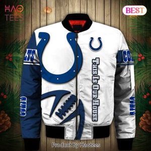 NEW FASHION 2023 Indianapolis Colts Bomber jacket Graphic balls gift for fans