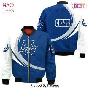 NEW FASHION 2023 Indianapolis Colts Bomber Jacket graphic curve