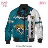 NEW FASHION 2023 Jacksonville Jaguars Bomber Jacket graphic heart ECG line