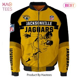 NEW FASHION 2023 Jacksonville Jaguars Bomber Jacket Graphic Running men gift for fans