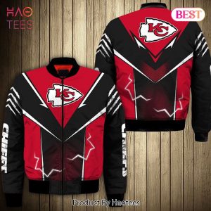 NEW FASHION 2023 Kansas City Chiefs bomber Jacket lightning graphic gift for men