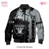 NEW FASHION 2023 Las Vegas Raiders Bomber Jacket graphic curve