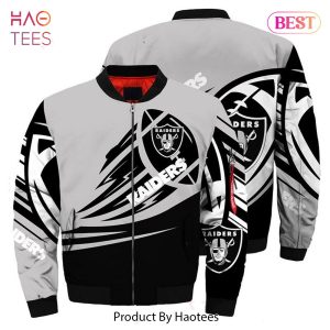 NEW FASHION 2023 Las Vegas Raiders Bomber Jacket graphic ultra-balls