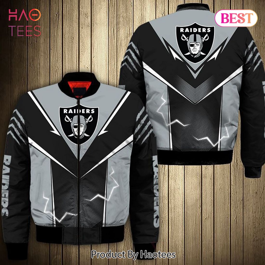 LAS VEGAS RAIDERS FULL LEATHER JACKET