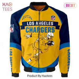 NEW FASHION 2023 Los Angeles Chargers Bomber Jacket Graphic Running men gift for fans
