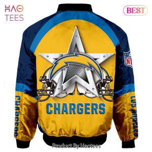 NEW FASHION 2023 Los Angeles Chargers Bomber Jacket Graphic Running men gift for fans