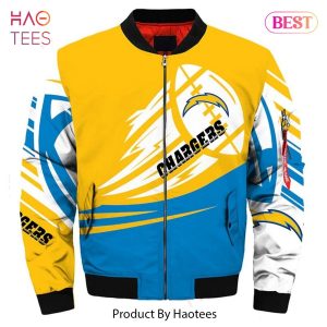 NEW FASHION 2023 Los Angeles Chargers Bomber Jacket graphic ultra-balls