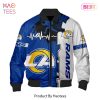 NEW FASHION 2023 Los Angeles Rams Bomber Jacket graphic curve