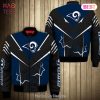 NEW FASHION 2023 Los Angeles Rams bomber Jacket lightning graphic gift for men