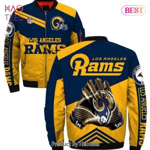 NEW FASHION 2023 Los Angeles Rams bomber Jacket Style winter coat gift for men