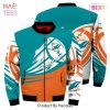 NEW FASHION 2023 Miami Dolphins bomber Jacket lightning graphic gift for men