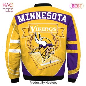 NEW FASHION 2023 Minnesota Vikings bomber jacket winter coat gift for men
