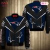 NEW FASHION 2023 New England Patriots bomber Jacket lightning graphic gift for men