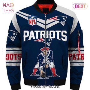 NEW FASHION 2023 New England Patriots bomber Jacket Style winter coat gift for men