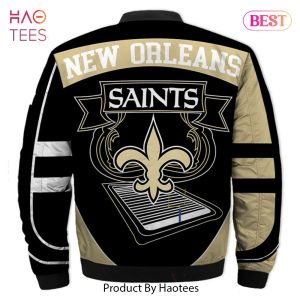 NEW FASHION 2023 New Orleans Saints bomber jacket winter coat gift for men