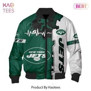 New York Jets Leather Bomber Jacket