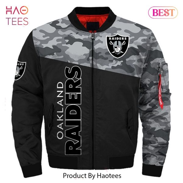 NEW FASHION 2023 Oakland Raiders bomber jacket winter coat gift for fans