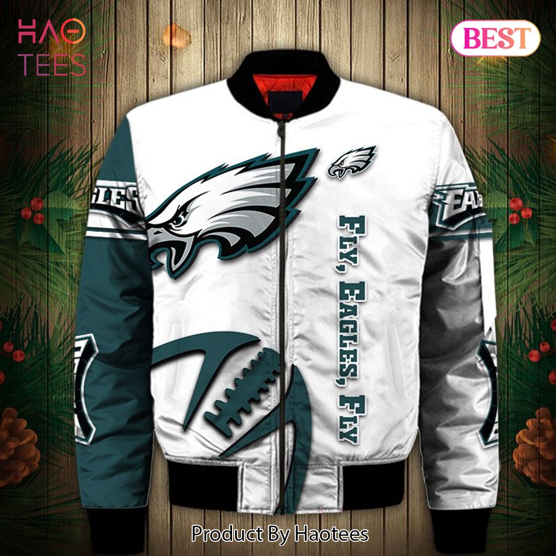 Philadelphia Eagles Fly Eagles Fly leather jacket - LIMITED EDITION