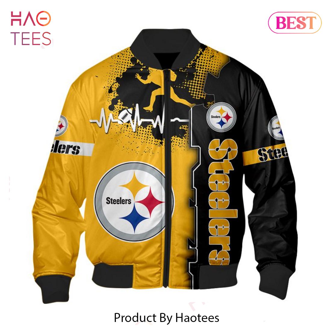 NEW FASHION 2023 Pittsburgh Steelers bomber Jacket Super bowl