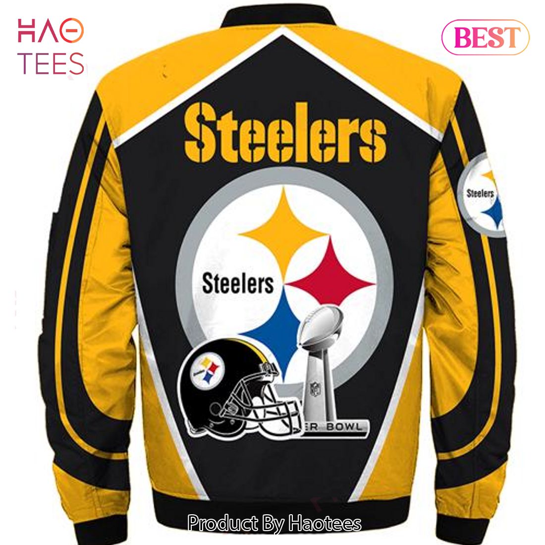 NEW FASHION 2023 Pittsburgh Steelers bomber Jacket Super bowl