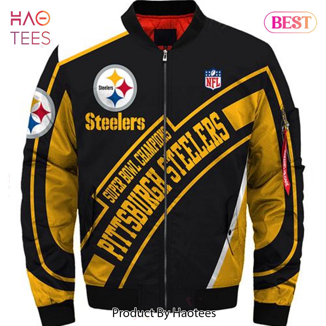 NEW FASHION 2023 Pittsburgh Steelers bomber Jacket Super bowl