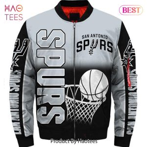 NEW FASHION 2023 San Antonio Spurs bomber Jacket winter coat gift for men