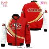 NEW FASHION 2023 San Francisco 49ers Bomber Jacket graphic curve