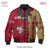 NEW FASHION 2023 San Francisco 49ers Bomber Jacket graphic heart ECG line