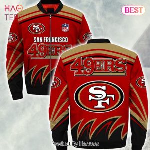 San Francisco 49ers bomber jacket Super Bowl champions winter gift for men  -Jack sport shop