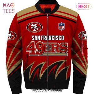 NEW FASHION 2023 San Francisco 49ers bomber jacket Style winter coat gift for men