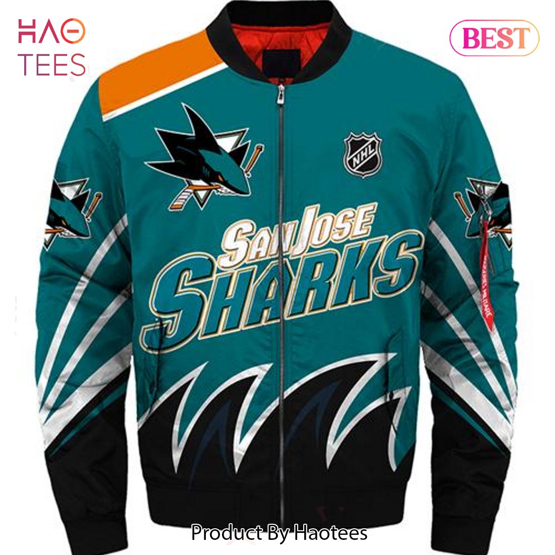 NEW FASHION 2023 San Jose Sharks bomber jacket Style winter coat gift for men NEW FASHION 2023 San Jose Sharks bomber jacket Style winter coat gift for men