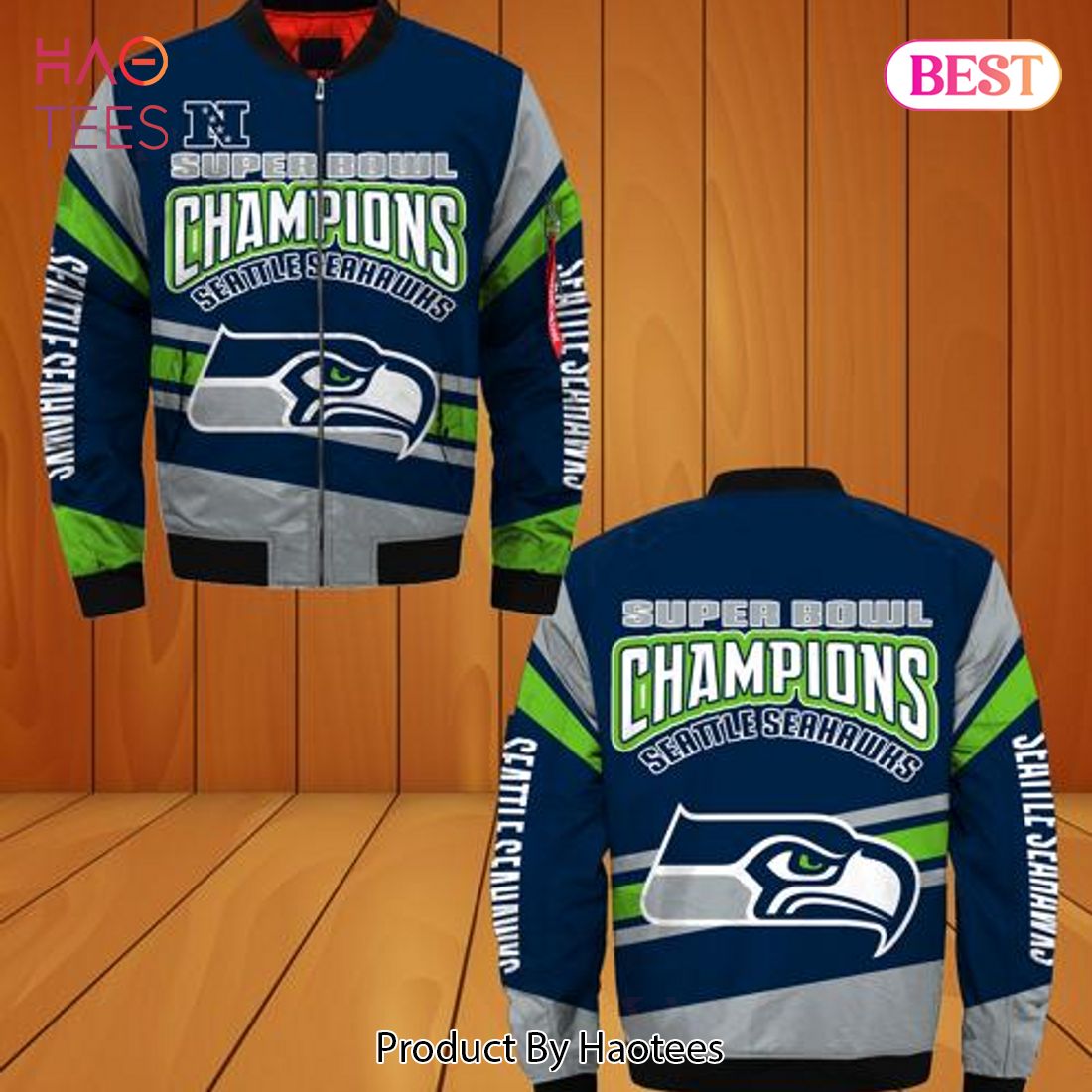 NEW FASHION 2023 Seattle Seahawk bomber jacket Super bowl champions winter gift for men NEW FASHION 2023 Seattle Seahawk bomber jacket Super bowl champions winter gift for men