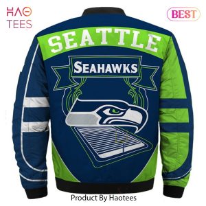 NEW FASHION 2023 Seattle Seahawks bomber jacket Fashion winter coat gift for men