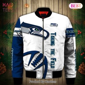 NEW FASHION 2023 Seattle Seahawks Bomber Jacket Graphic balls gift for fans