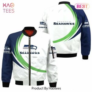 NEW FASHION 2023 Seattle Seahawks Bomber Jacket graphic curve