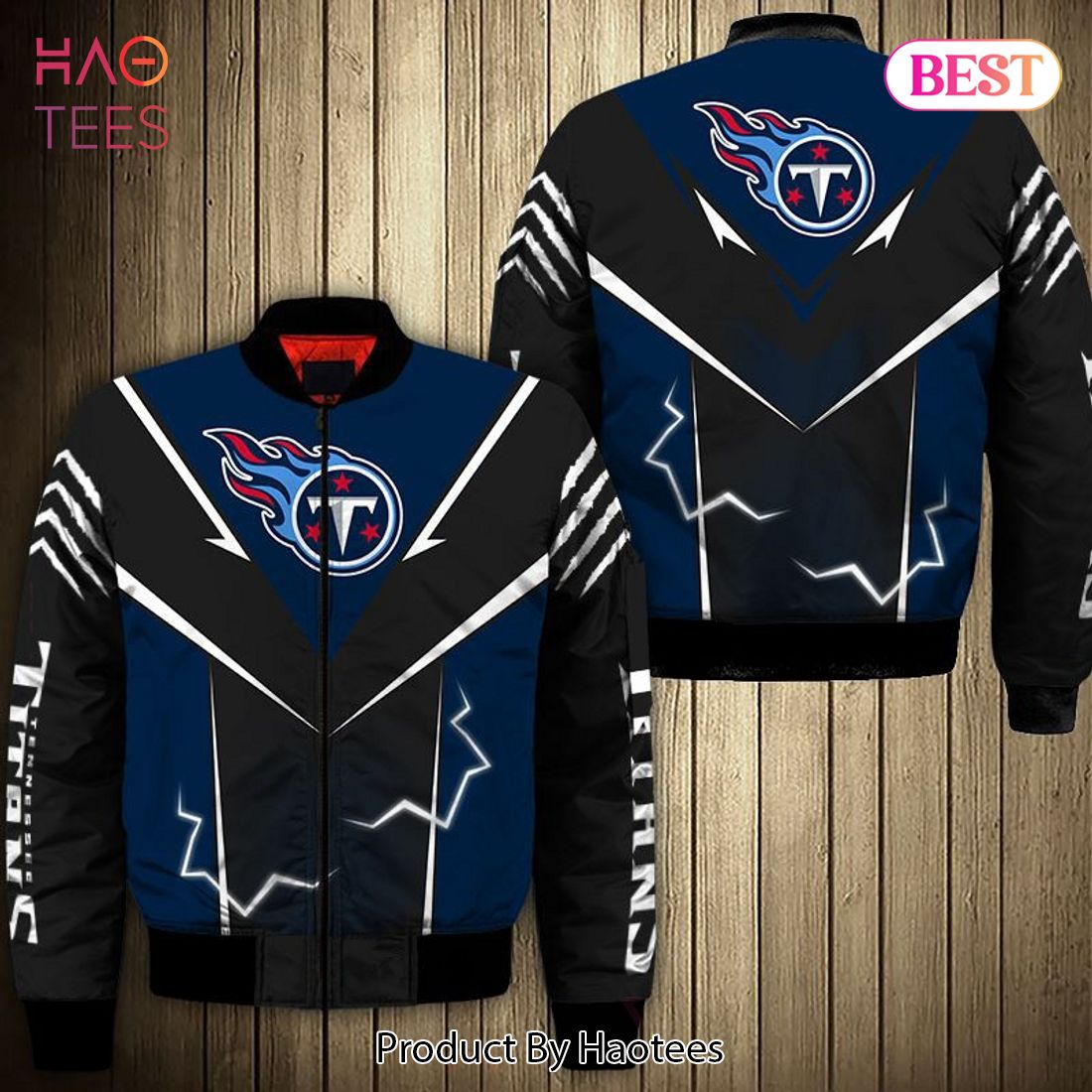 NEW FASHION 2023 Tennessee Titans bomber Jacket lightning graphic gift for men NEW FASHION 2023 Tennessee Titans bomber Jacket lightning graphic gift for men