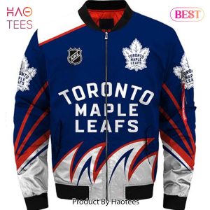 NEW FASHION 2023 Toronto Maple Leafs bomber jacket Style winter gift for men