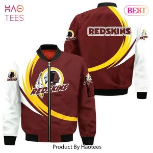 NEW FASHION 2023 Washington Football Team Bomber Jacket graphic curve