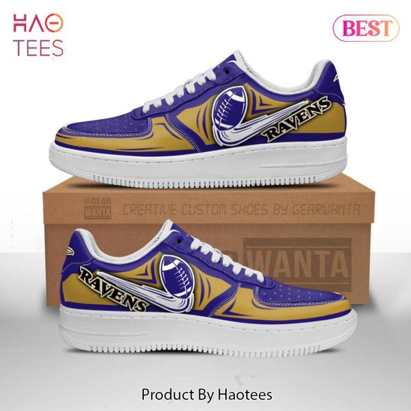 HOT Baltimore Ravens Sneakers Custom Air Force for fans