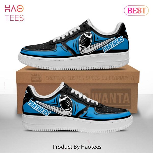 HOT Carolina Panthers shoes Custom Air Force Sneakers for fans