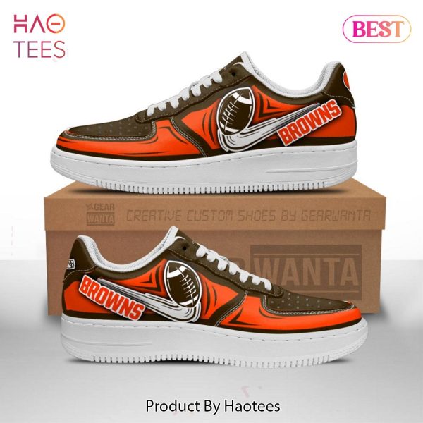 HOT Cleveland Browns Sneakers Custom Air Force for fans
