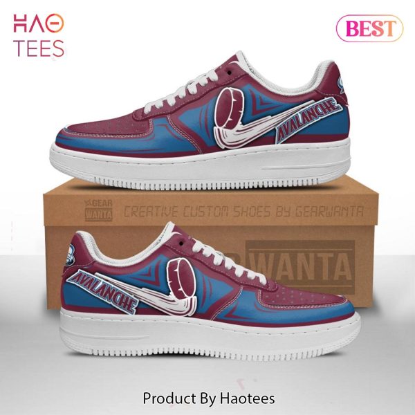 HOT Colorado Avalanche shoes Custom Air Force Sneakers for fans
