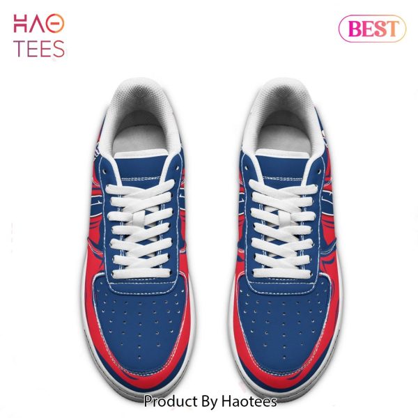 HOT Columbus Blue Jackets shoes Custom Air Force Sneakers for fans
