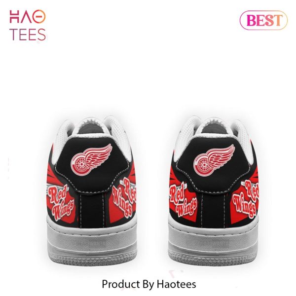HOT Detroit Red Wings shoes Custom Air Force Sneakers for fans