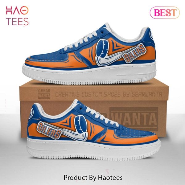 HOT Edmonton Oilers shoes Custom Air Force Sneakers for fans