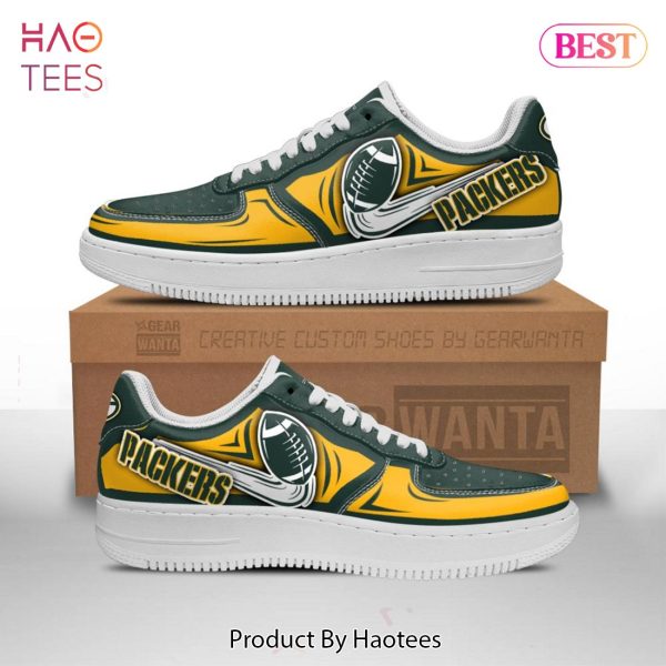 HOT Green Bay Packers shoes Custom Air Force Sneakers for fans