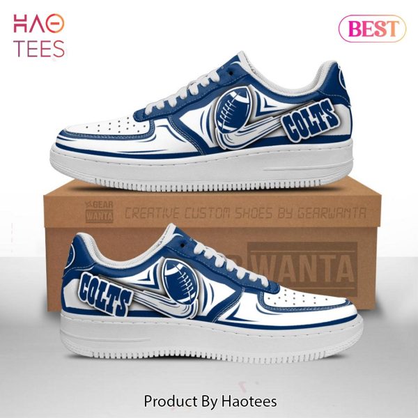 HOT Indianapolis Colts shoes Custom Air Force Sneakers for fans
